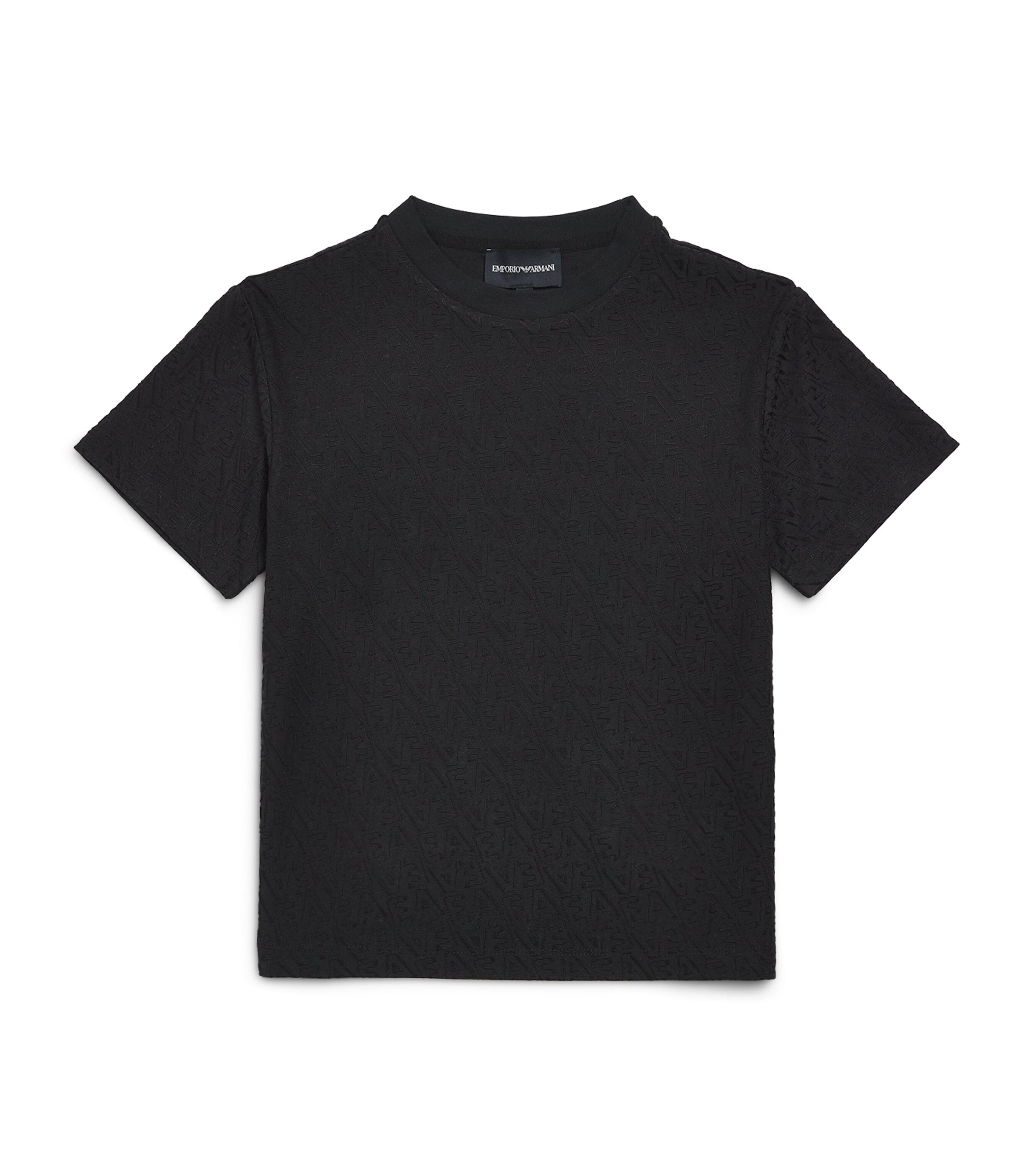 Emporio Armani Kids Jacquard Logo T-Shirt (4-16 Years)