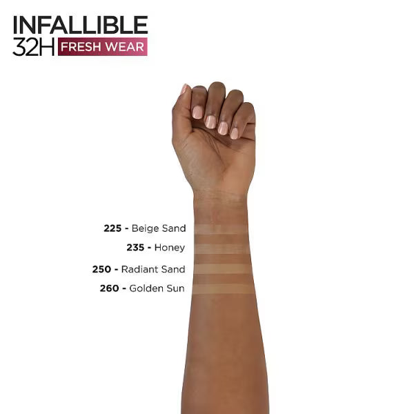 L'Oreal Paris Infallible 32H Fresh Wear foundation 250, UK version