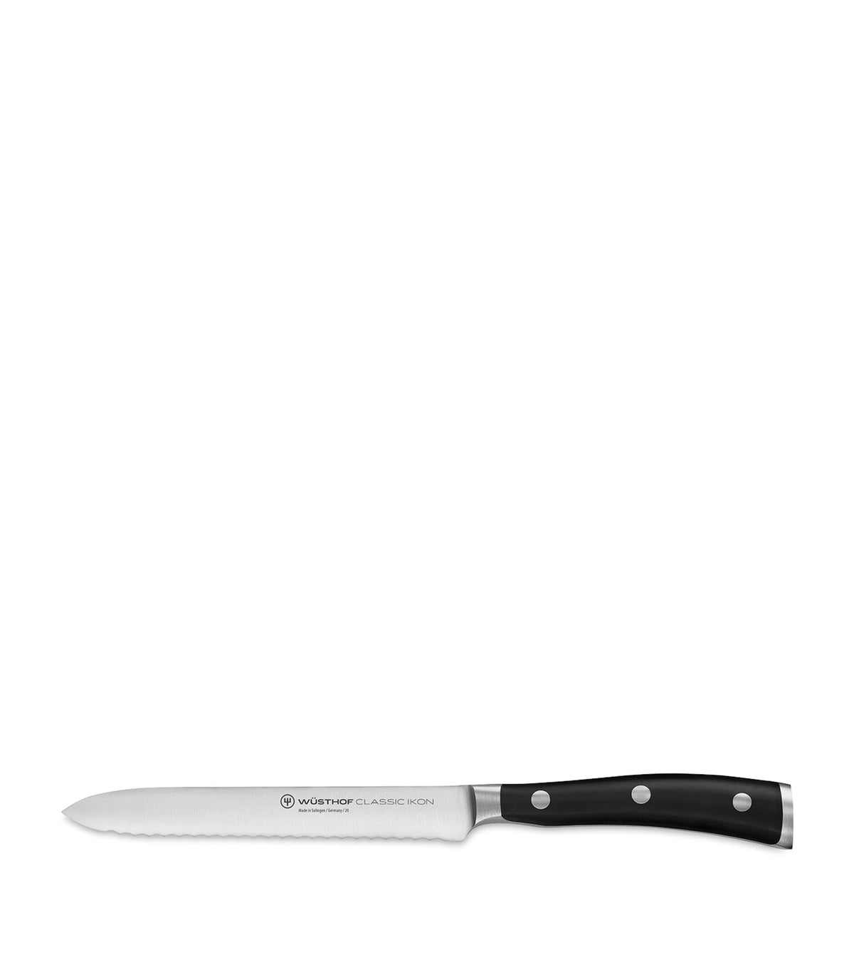Wusthof Classic Ikon Serrated Utility Knife (British brand)
