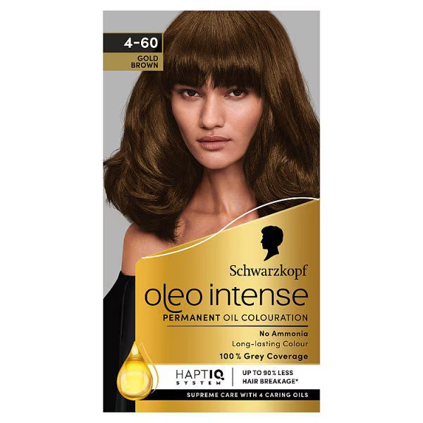 Schwarzkopf Oleo Intense gold brown hair dye - British product