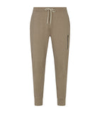 Cashmere and Cotton Blend Sweatpants with Turned-Up Cuffs and Pockets