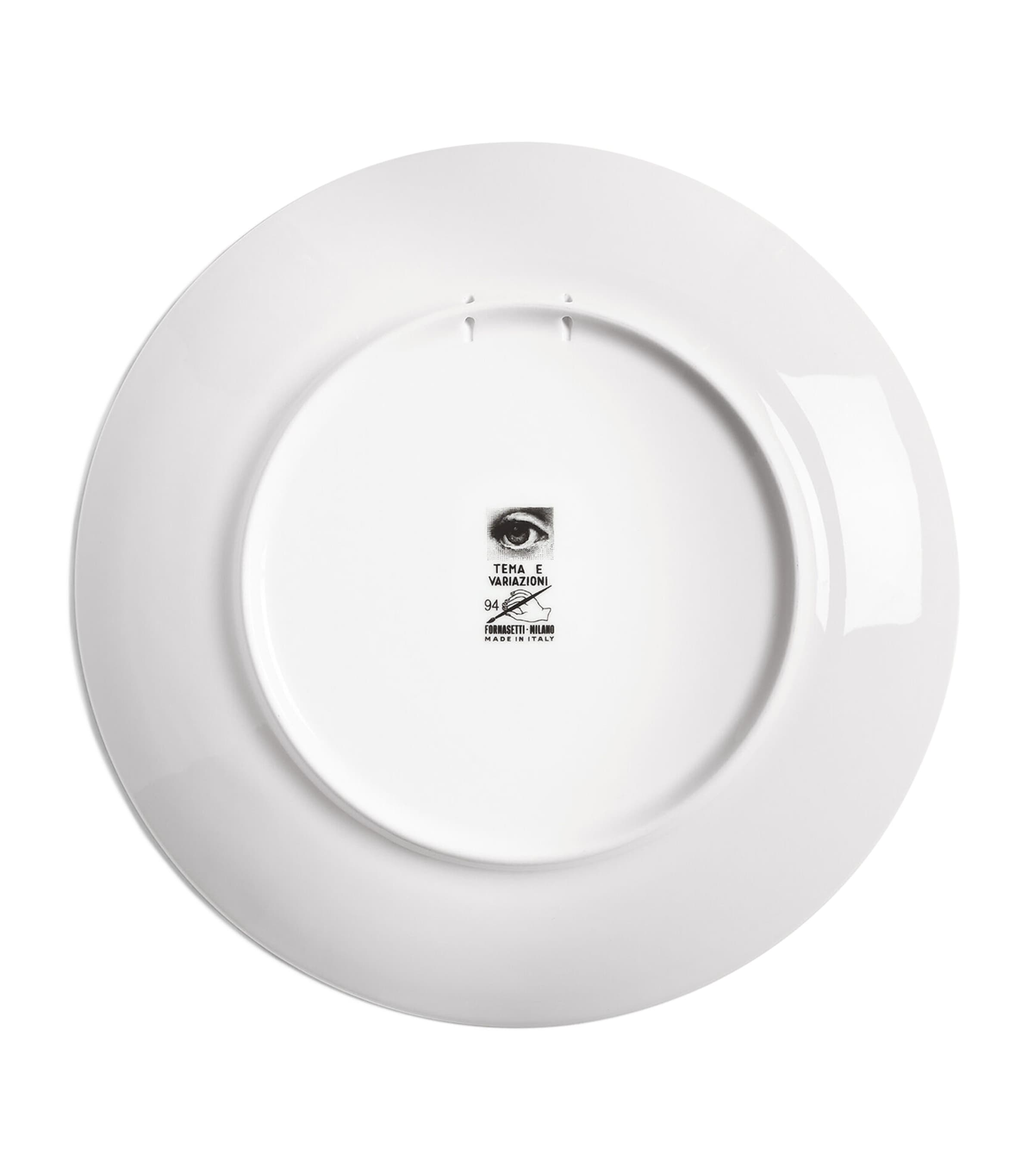 Fornasetti Tema e Variazioni No. 94 wall plate 26cm - British product
