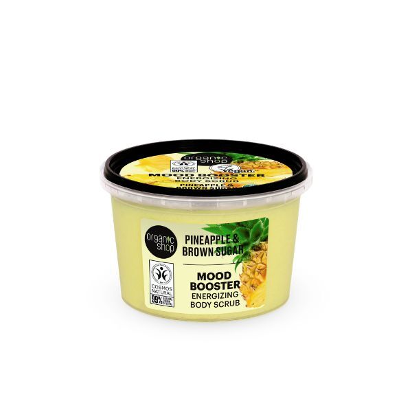 Organic Shop Pineapple Body Scrub 250ml, imported from the UK
