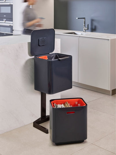 Joseph Joseph Totem Max Grey Graphite Kitchen Waste Separation Unit 60 Litre