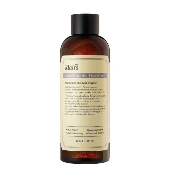 Klairs Supple Preparation Facial Toner 180ml, UK version