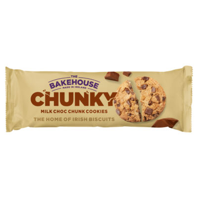 The Bakehouse chunky milk choc chunk cookies 220g (British brand)