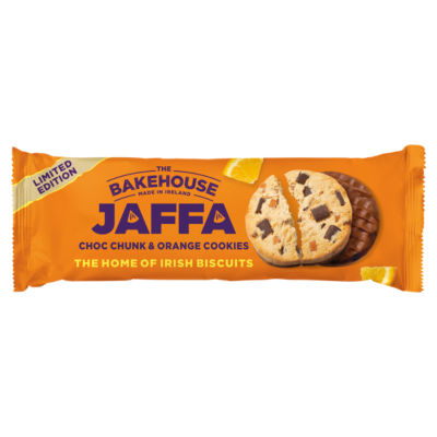 The Bakehouse Jaffa Choc Chunk & Orange Cookies 230g (British brand)