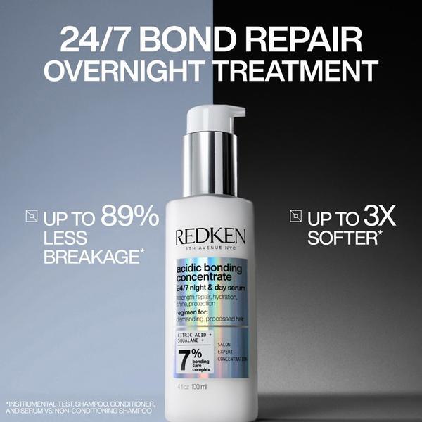 Redken Acidic Bonding Concentrate 24/7 Serum 100ml, imported from the UK