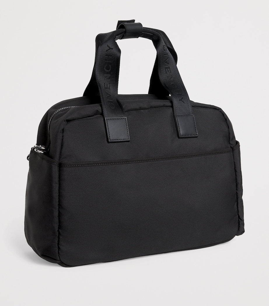 Givenchy kids canvas changing bag with embossed logo and accessories, 30x42x16cm, UK version