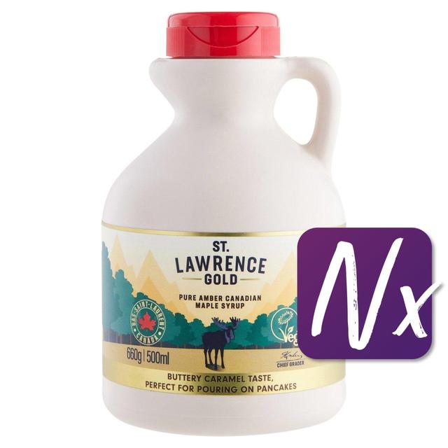 St Lawrence Gold Pure Maple Syrup Amber   500ml GOODS M&S   