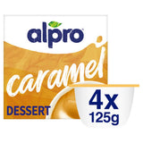 Alpro caramel vegan soya dessert 4x125g - British product