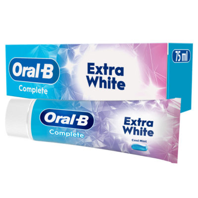 Oral-B Extra White toothpaste 75ml, imported from the UK
