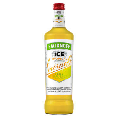 Smirnoff Ice Tropical tropical vodka 70cl (British brand)