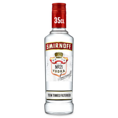 Smirnoff Vodka No. 21 Red Label 35cl (British brand)