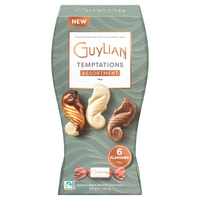 Guylian chocolate assortment 6 flavours 200g, UK version