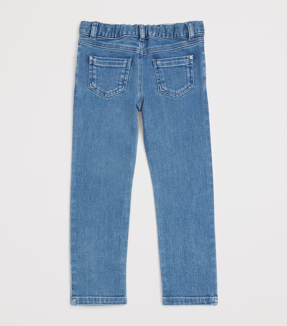 Tartine et Chocolat straight-leg light wash jeans for children aged 5-12 years (British brand)