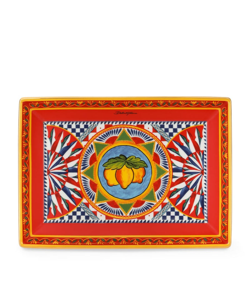 Dolce&Gabbana porcelain Carretto trinket tray - British product