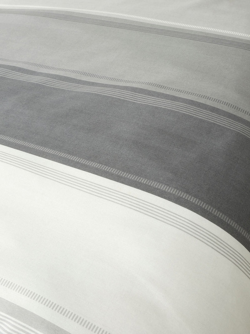 Fusion Grey Betley duvet cover and pillowcase set - British product