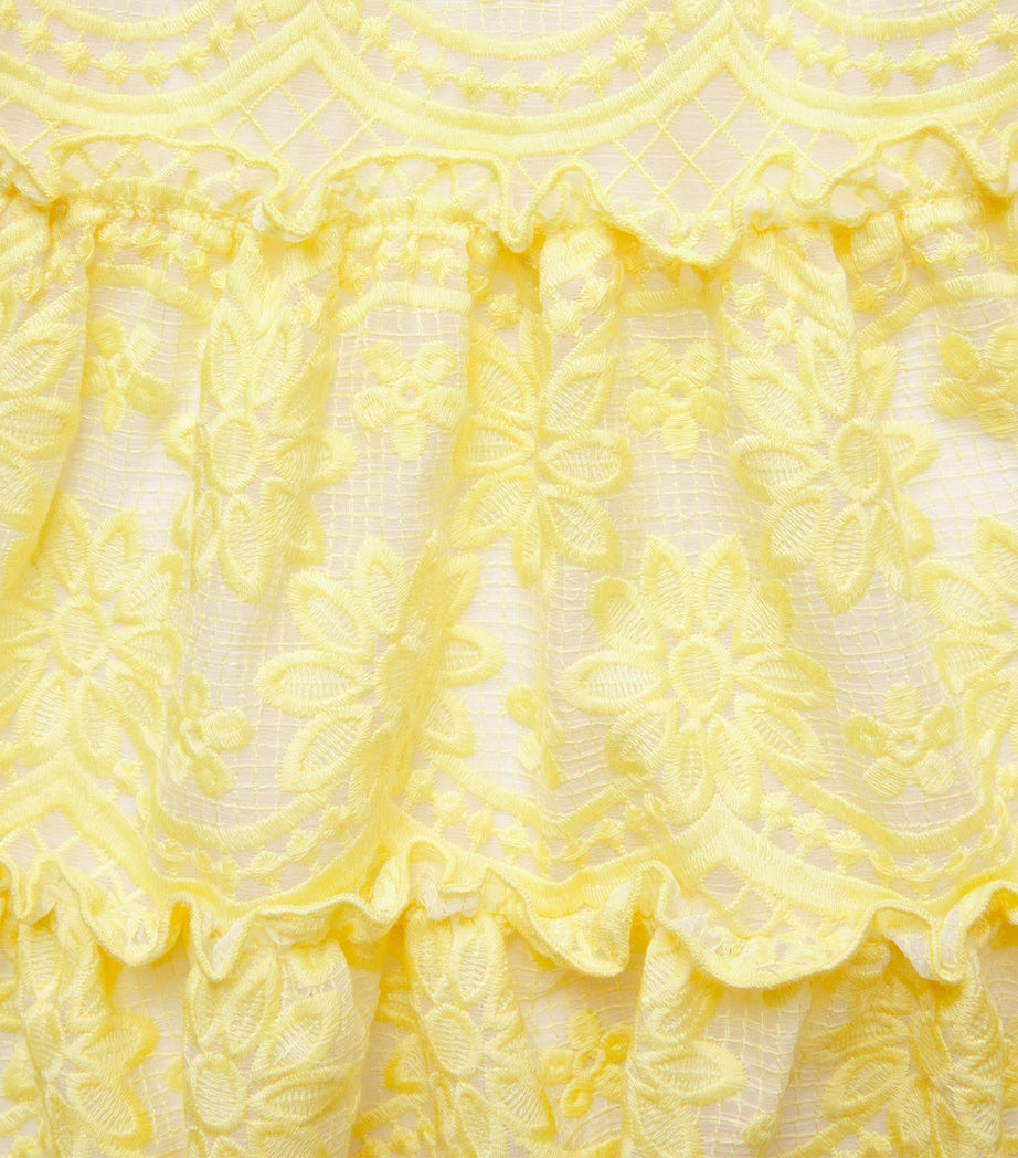 Marlo lace embroidered Kaia dress for children 2-16 years, imported from the UK