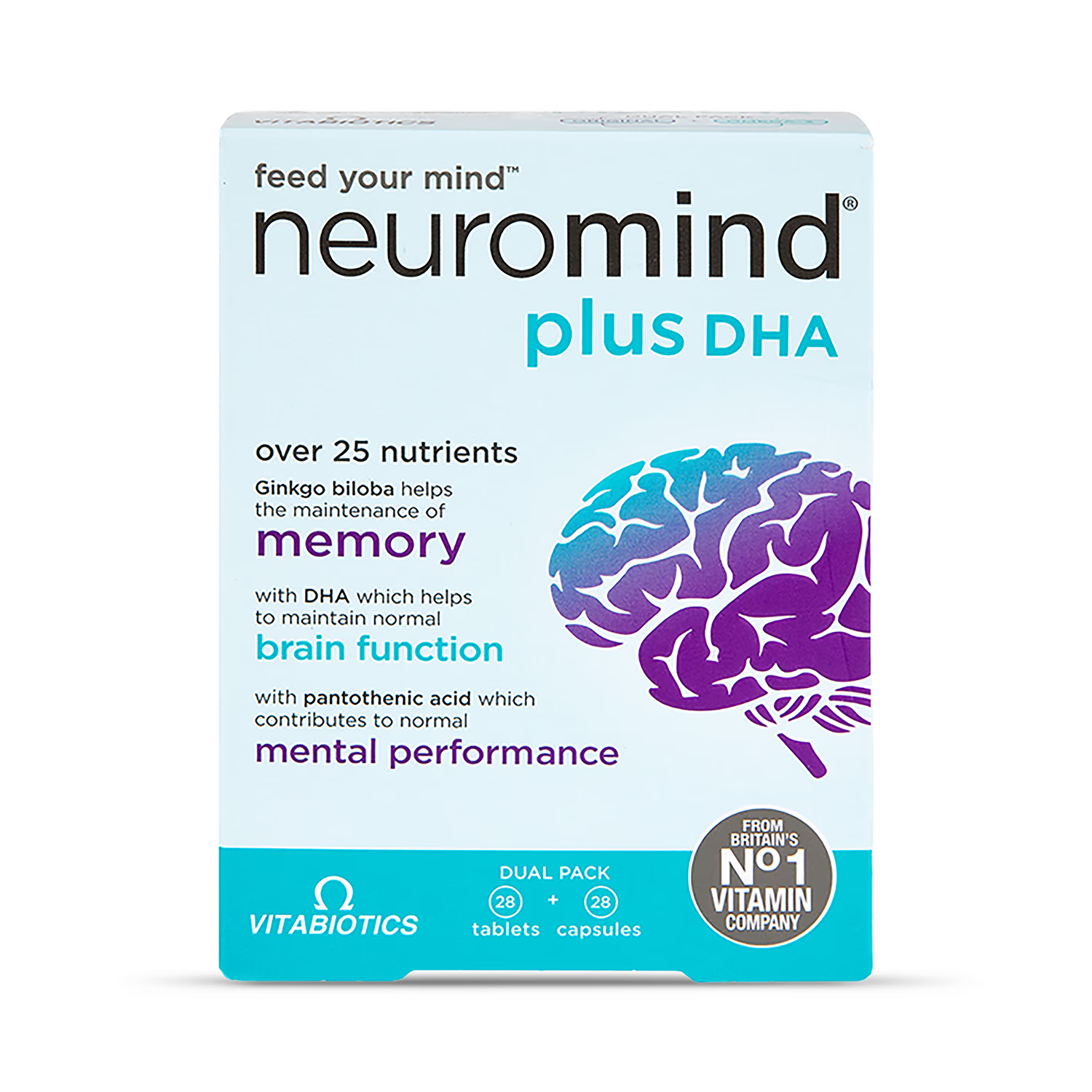 Vitabiotics Neuromind Plus Supplement 56 Tablets (British brand)