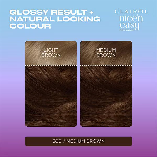 Clairol Nice n Easy Medium Brown hair dye - British product