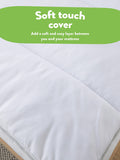 Slumberdown White Sleep Soundly Anti Allergy Mattress Topper 3cm (British brand)