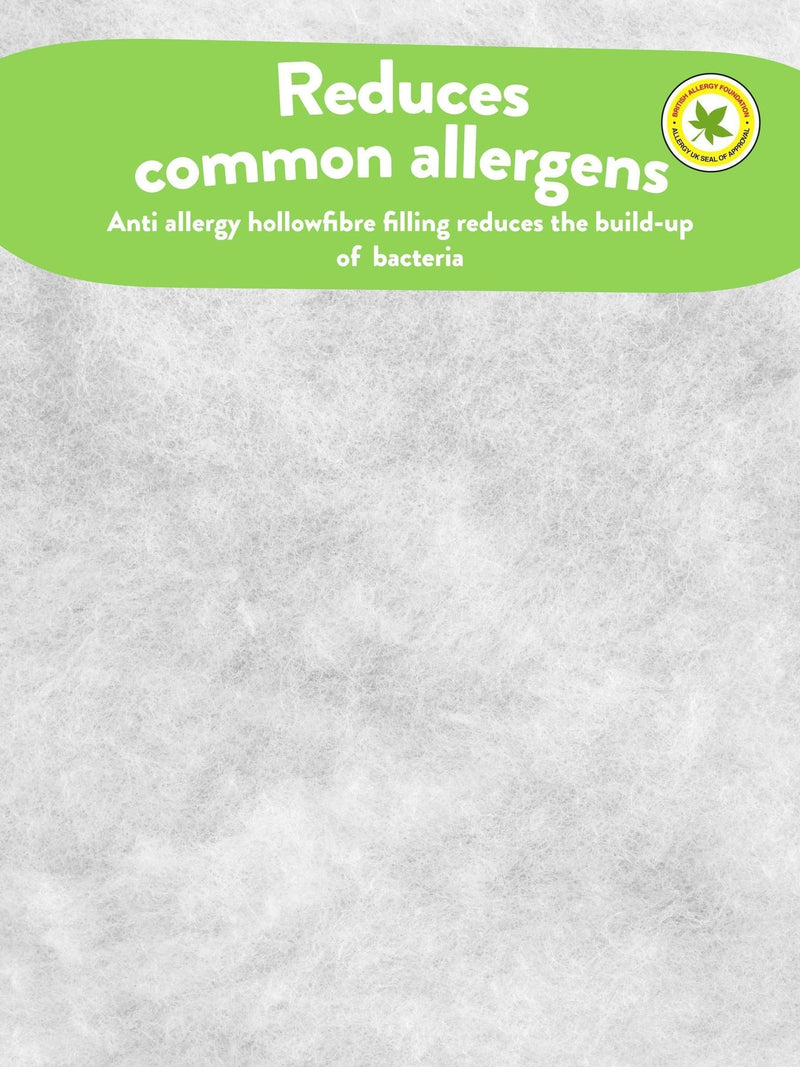 Slumberdown White Sleep Soundly Anti Allergy Mattress Topper 3cm (British brand)