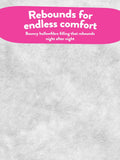 Slumberdown white breathable anti-slip mattress protector (British brand)