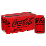 Coca-Cola Zero Sugar Cola Multipack 8 x 330ml - British product