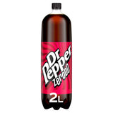 Dr Pepper Zero sugar-free cola 2L - British product
