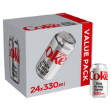 Diet Coke diet cola multipack 24 x 330ml cans - British product