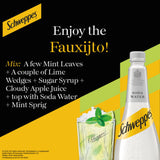 Schweppes Soda Water soft drink 1L (British brand)