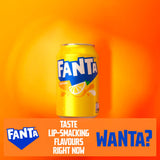 Fanta Lemon sparkling drink 8 x 330ml - British product