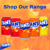 Fanta Orange Zero fizzy drink 8 x 330ml - British product