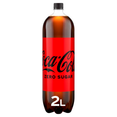 Coca-Cola Zero Sugar cola drink 2L - British product