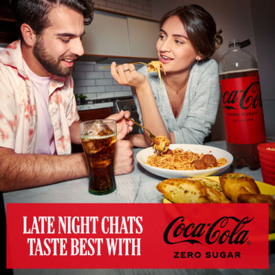 Coca-Cola Zero Sugar cola drink 2L - British product