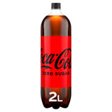 Coca-Cola Zero Sugar cola drink 2L - British product