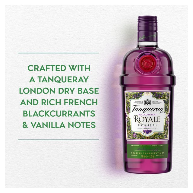 Tanqueray Blackcurrant Royale Distilled Gin   70cl GOODS M&S   