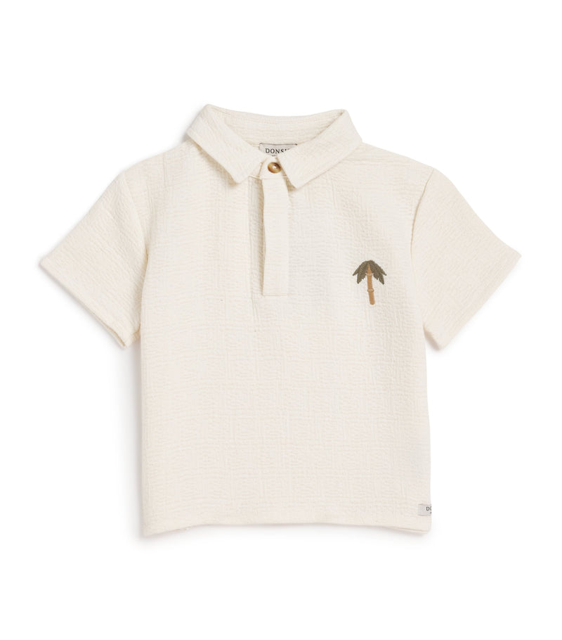 Donsje Palm Tree children's polo shirt (0 months-4 years) - British product