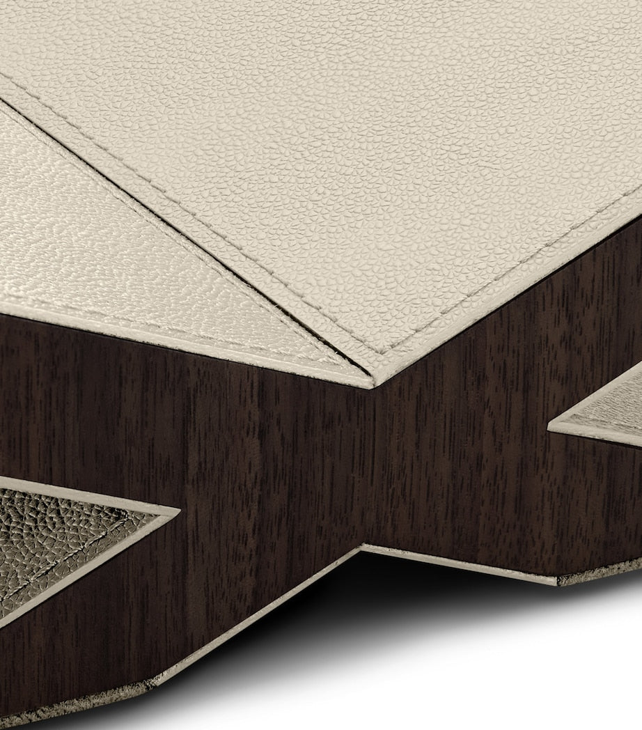 Assouline Walnut-Leather Classic Culture Bookstand