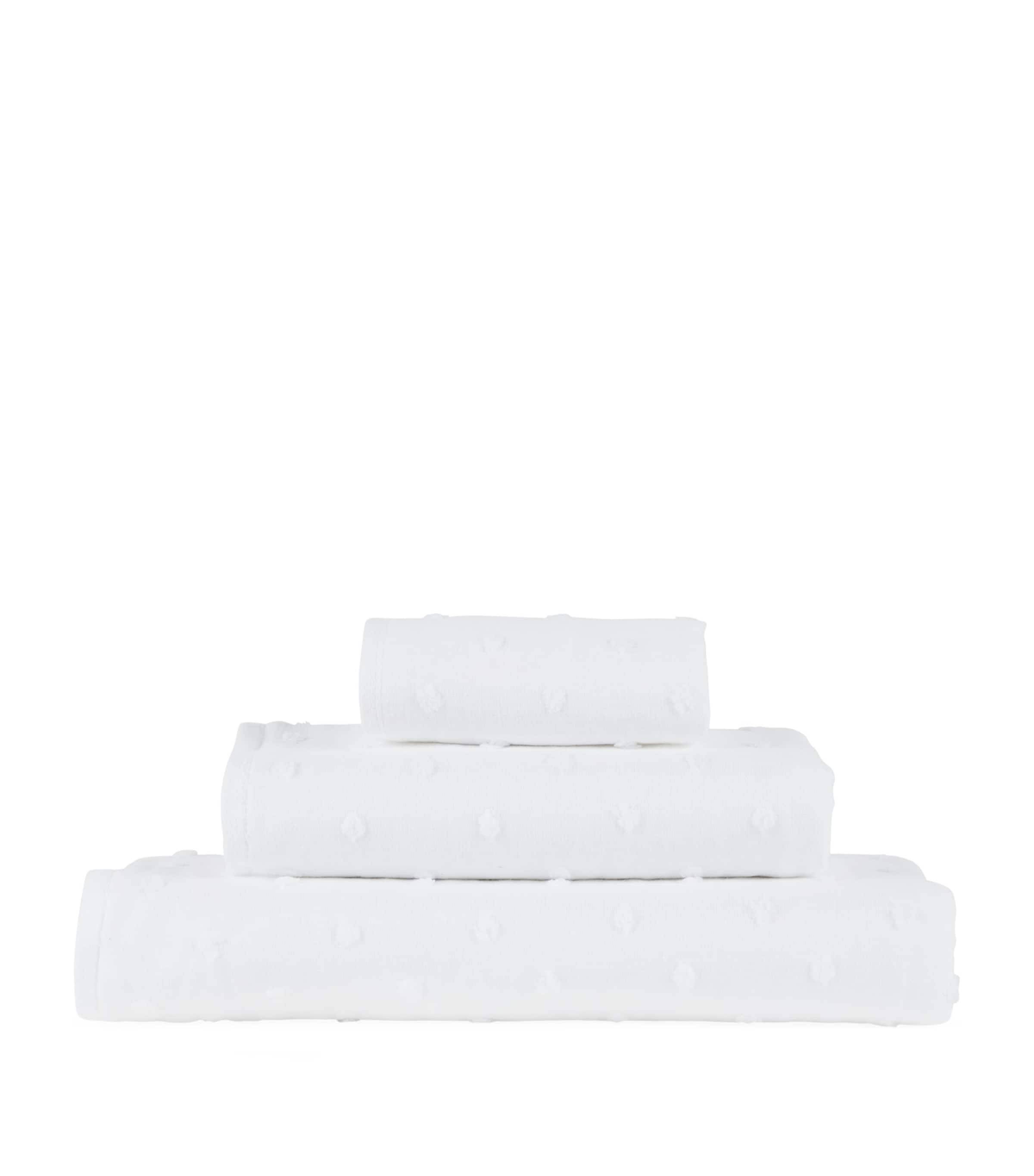 Uchino Zero Twist Gauze Dots Hand Towel 60cm x 100cm (British brand)
