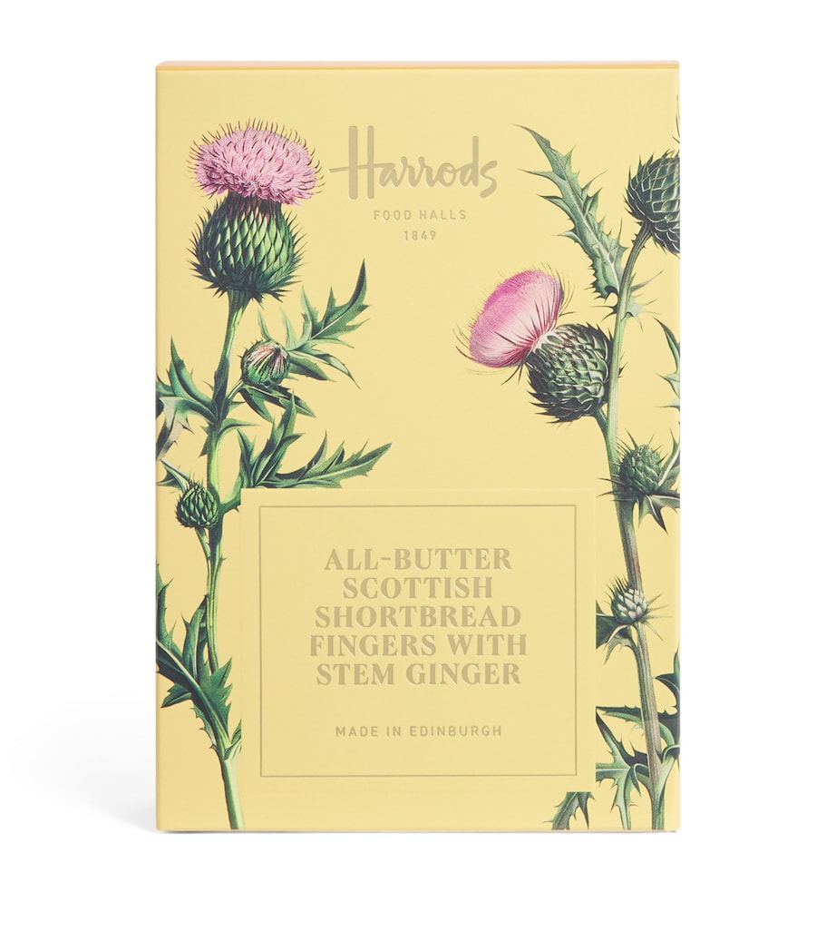 Harrods all-butter Scottish shortbread fingers with stem ginger 170g, UK version