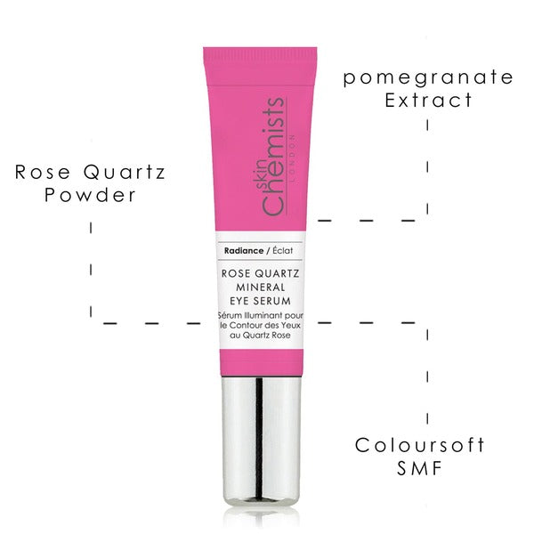 skinChemists Rose Quartz Mineral Eye Serum 15ml (British brand)