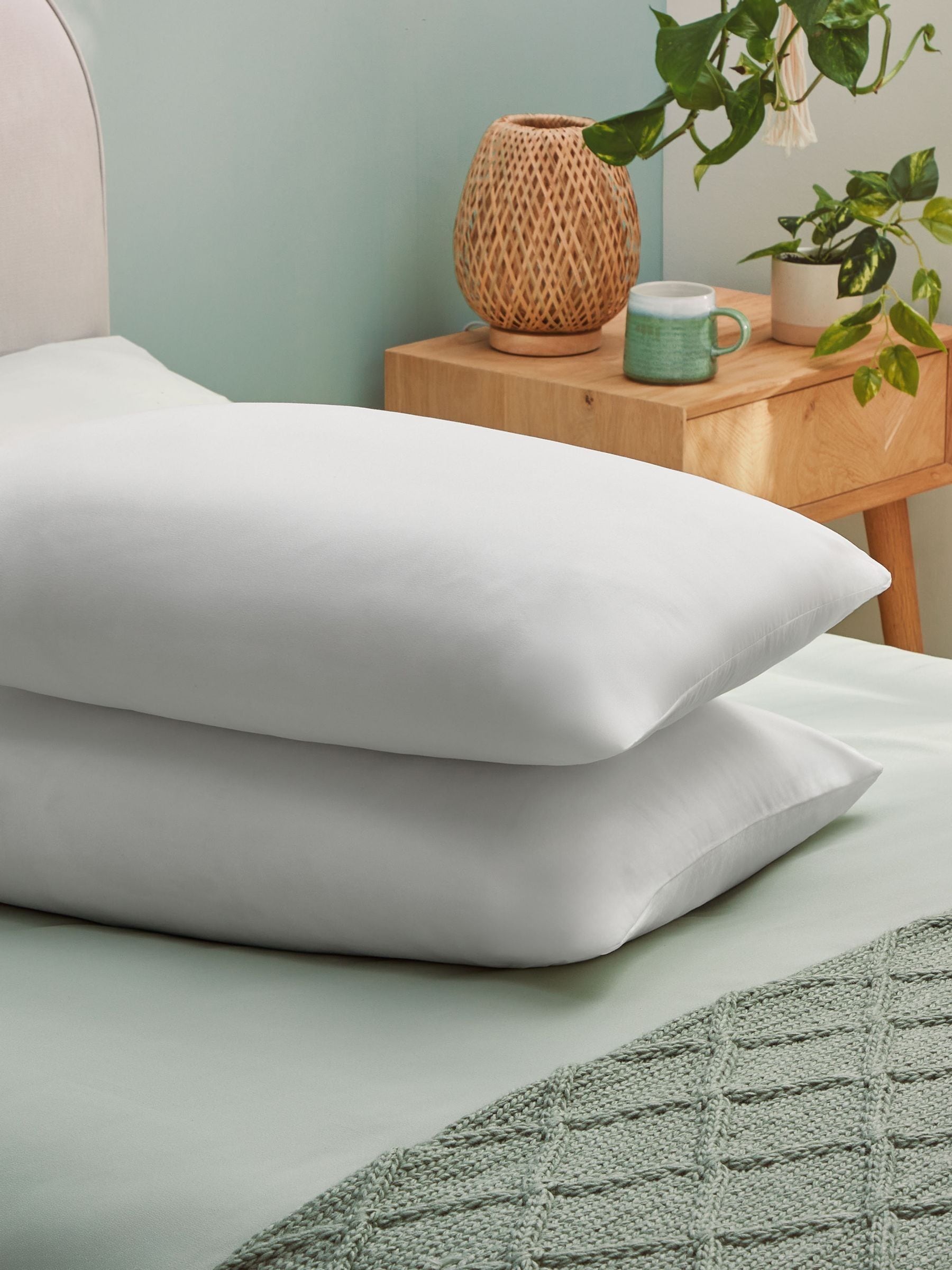 Silentnight anti-allergy pillows medium 2 pack (British brand)
