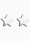 Sterling silver star stud earrings 0.5cm (British brand)