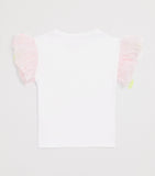 Billieblush Cotton Tulle-Sleeve T-Shirt (3-12 Years)