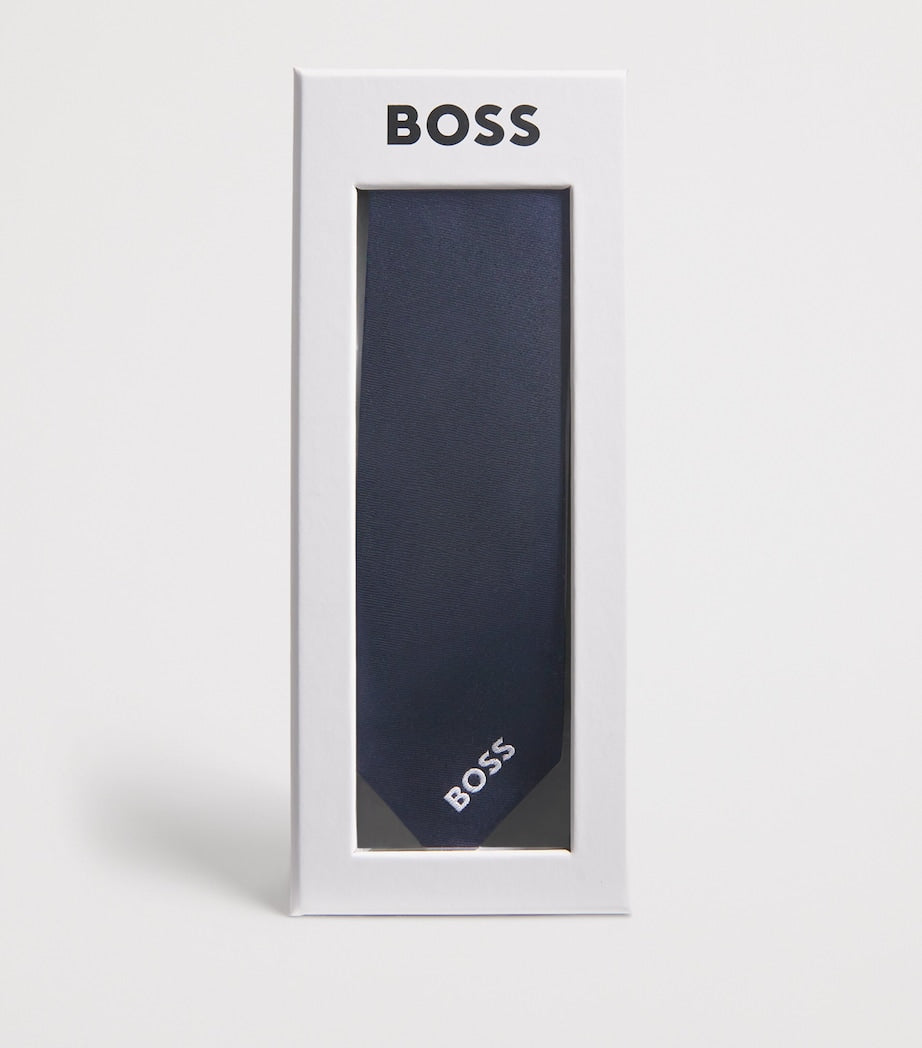 BOSS Kidswear Logo Clip-On Tie