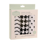 Ziggle Sensory Black & White Muslin Square 3 Pack 70cm (British brand)