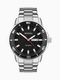 Sekonda Silver Midnight Analog Watch 44mm With Stainless Steel Bracelet (British brand)