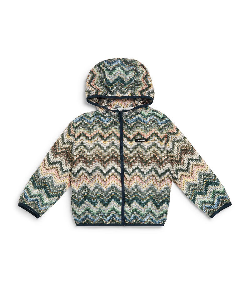 Missoni Kids zigzag print jacket 4-14 years, imported from the UK